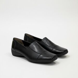 Paul Green Women's Loafers Slip-on Black Comfort Flats Sleek Size 6.5 UK / 9 US